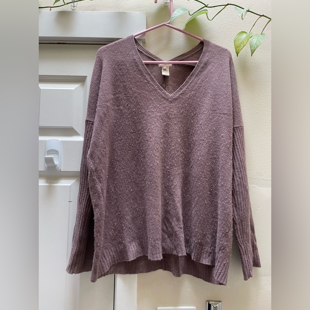 Sundance purple cashmere sweater